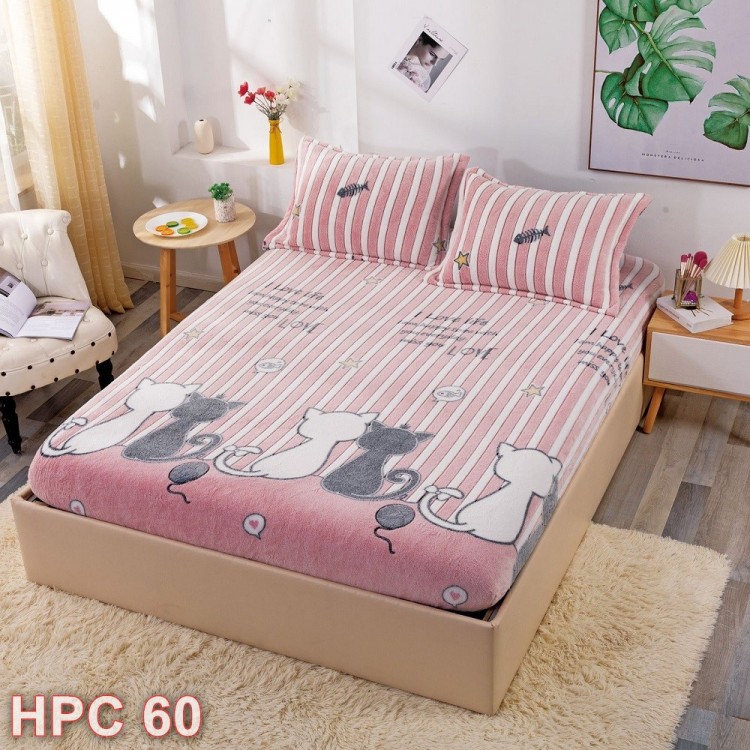 Husa de pat cocolino cu doua fete de perna (cod HPC60)